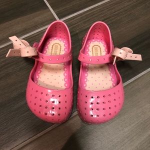 Mini Melissa size 6 toddler shoes